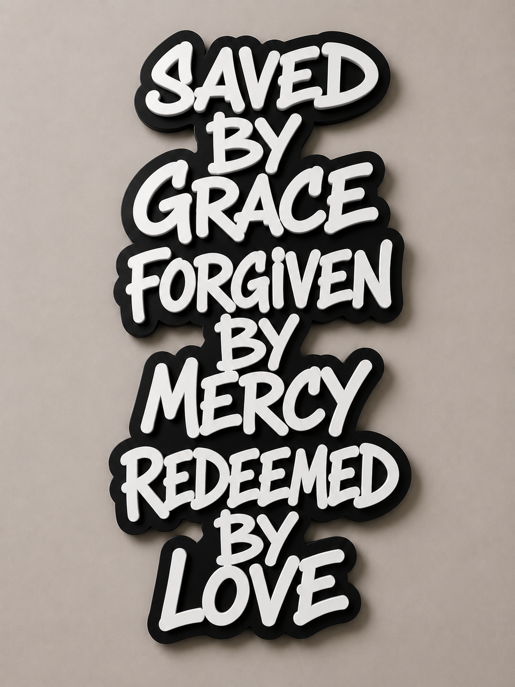 Saved by Grace wall art