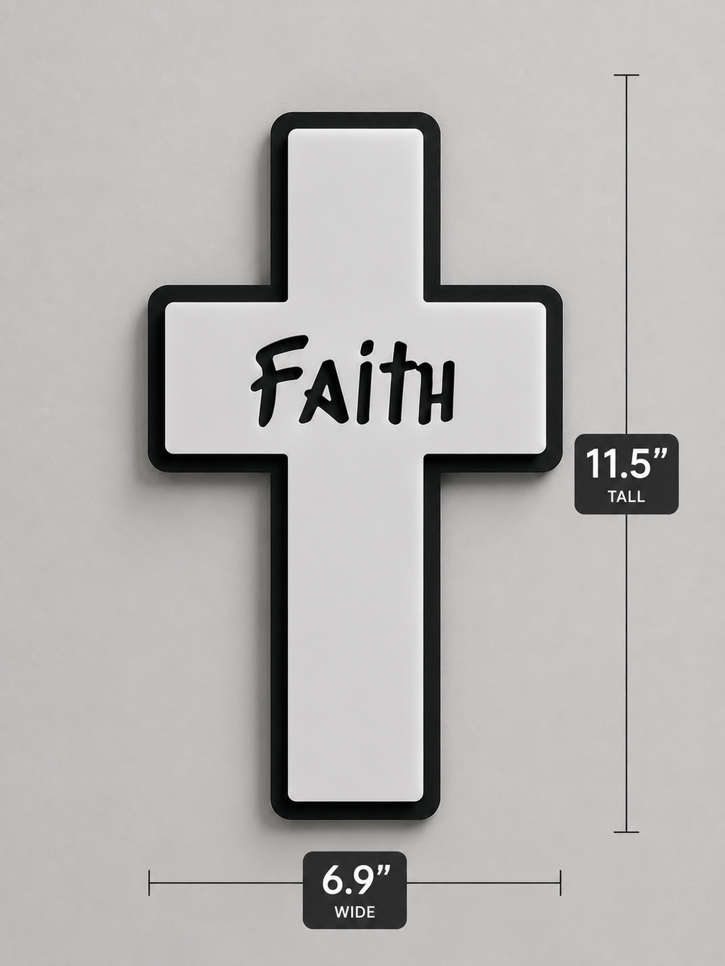 Customized Christian Mirror Cross