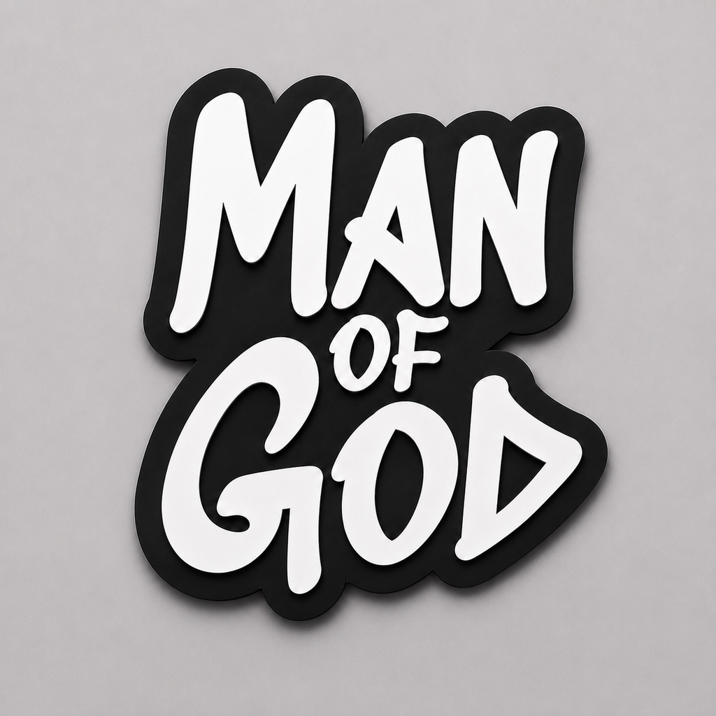 Man Of God - Man cave wall art