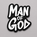 Man Of God - Man cave wall art