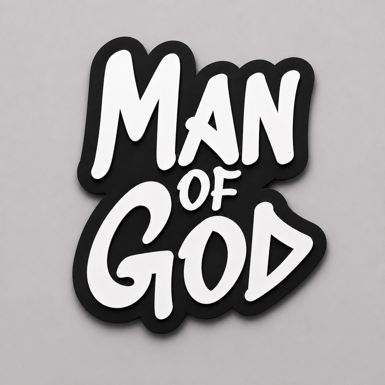 Man Of God - Man cave wall art